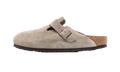 Boston Soft Footbed "Suede Taupe (Narrow Fit)" 0560773