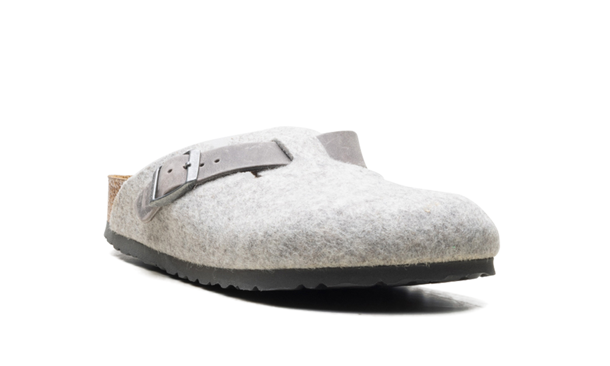Boston Natural Leather-Felt "Light Grey - Narrow FIt" 1026163