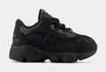 1000 Bungee Lace Infant Toddler Lifestyle Shoes (Black)
