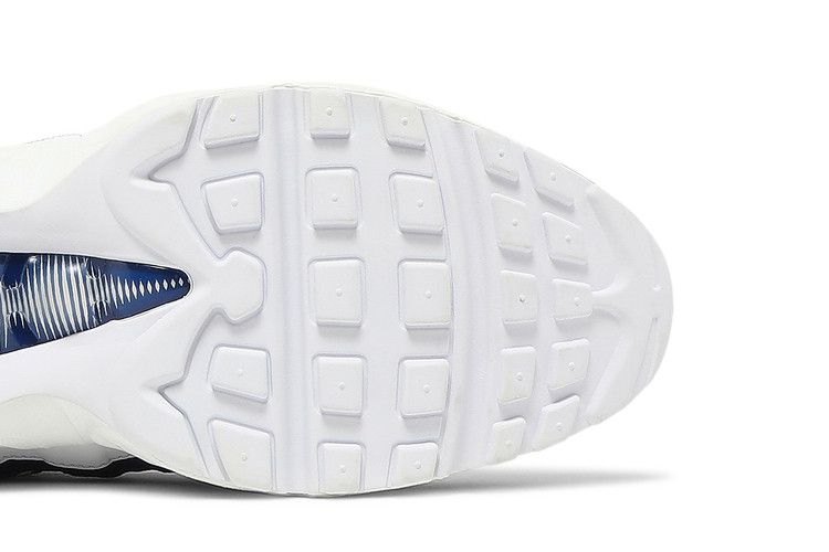 Nike Air Max 95 White Deep Royal Blue Gym Red