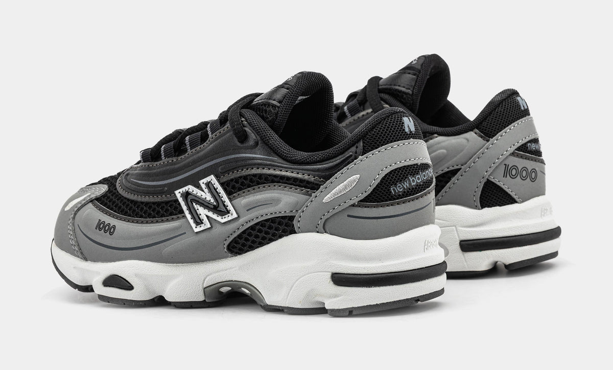 1000 Preschool Running Shoes (Black/Grey)