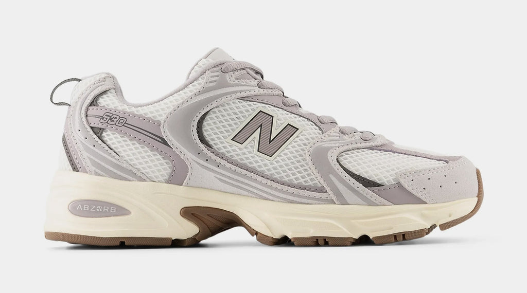 530 Mens Running Shoes (Grey Matter/Mauve)
