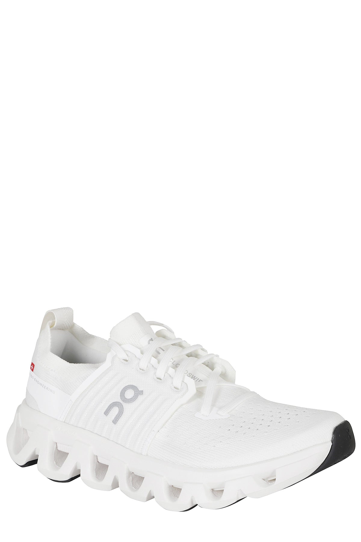White Cloudswift 4 Mesh Rubber Sole Nylon Sneakers