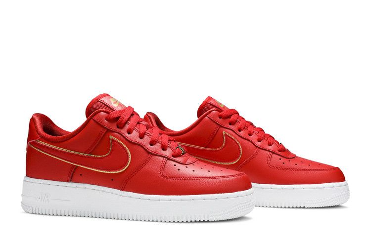 Nike Wmns Air Force 1 Low 'Red Gold Swoosh'