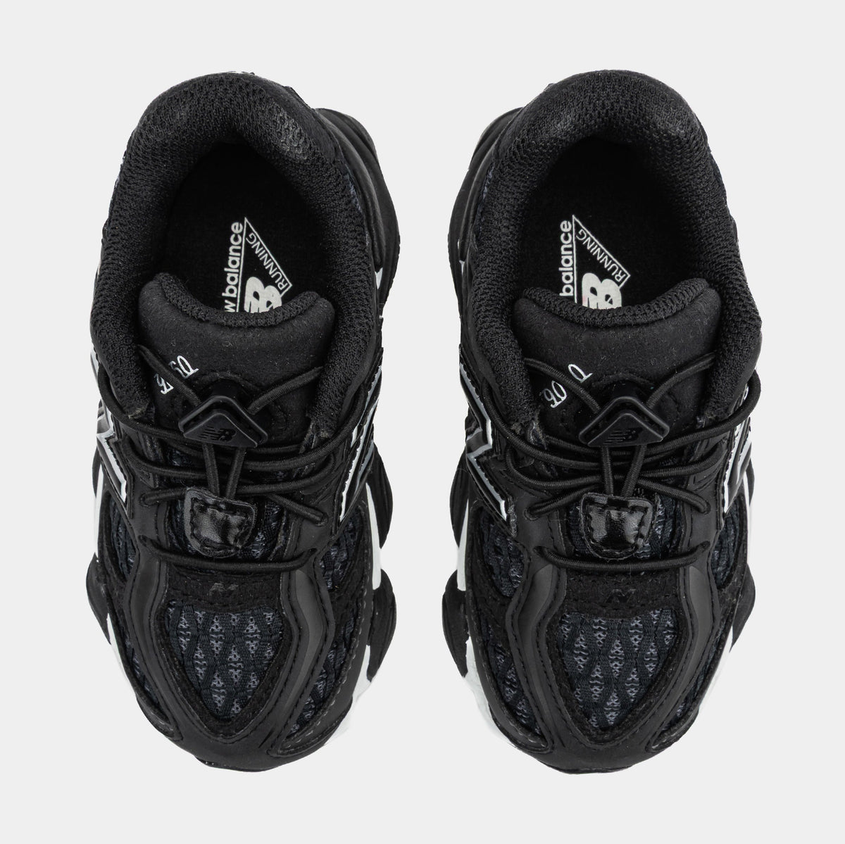 Shoe Palace Exclusive 9060 Infant Toddler Lifestyle Shoes (Black/Silver)