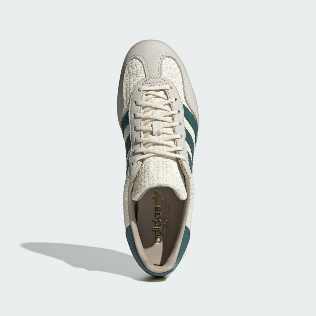 JR3837 adidas Originals Gazelle Indoor Cream White Preloved Teal Wonder (Men's)