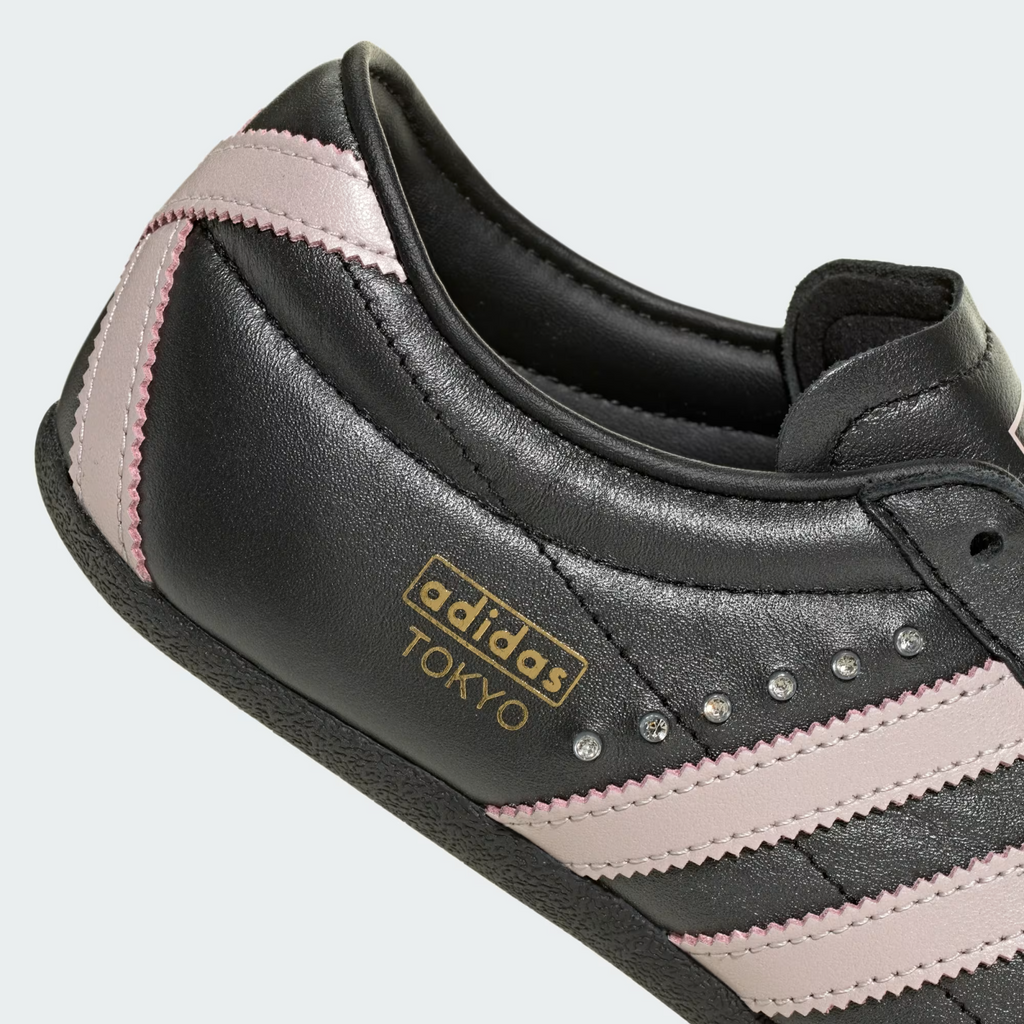 LA3432 adidas Tokyo "Core Black/Sandy Pink Met" (Women's)