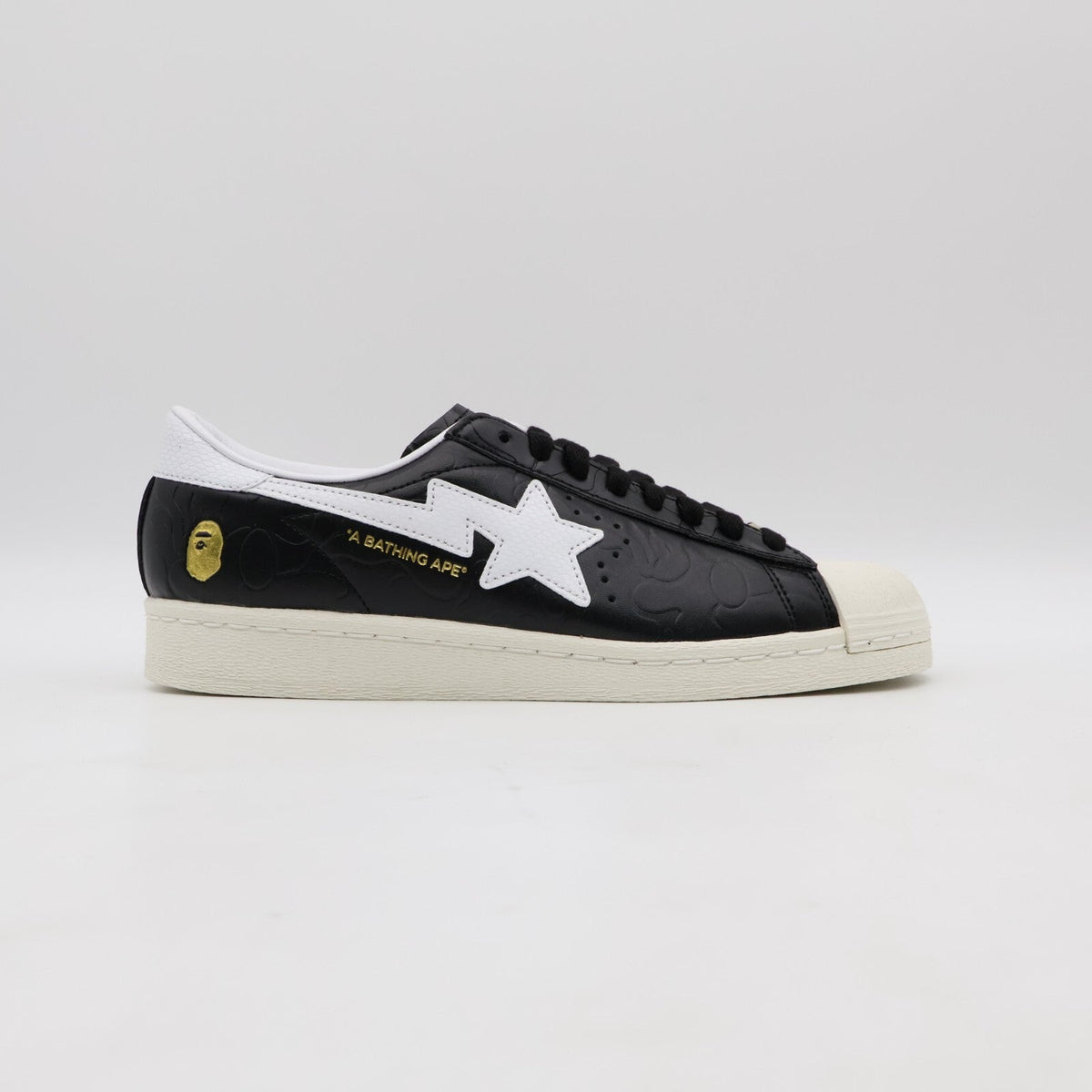 JQ3666 atmos A BATHING APE adidas Originals SSTR 5 Core Black Footwear (Men's)