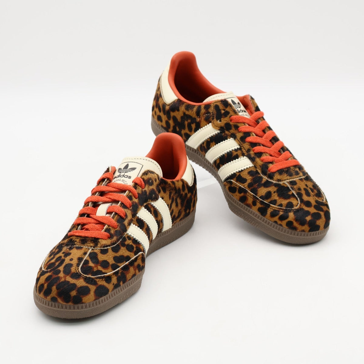JI2734 adidas Originals Women's Samba OG Leopard Preloved Red (Women's)