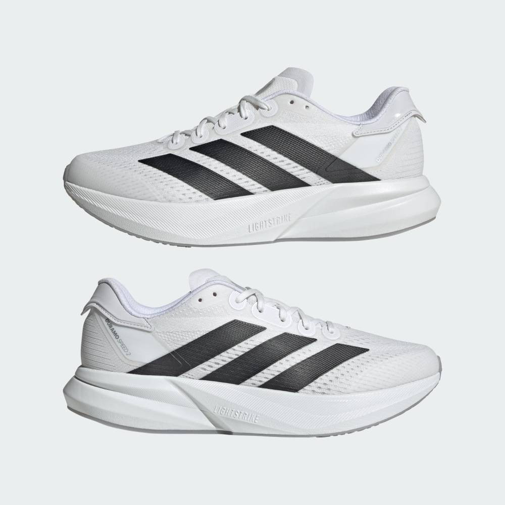 IH8206 adidas Adizero Duramo Speed 2 Running Shoes Cloud White Core Black (Men's