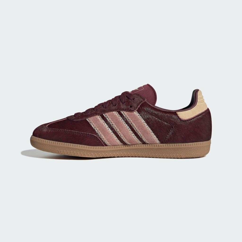 JP5330 adidas Originals Samba OG Sand Strata Maroon Warm Clay (Women's)