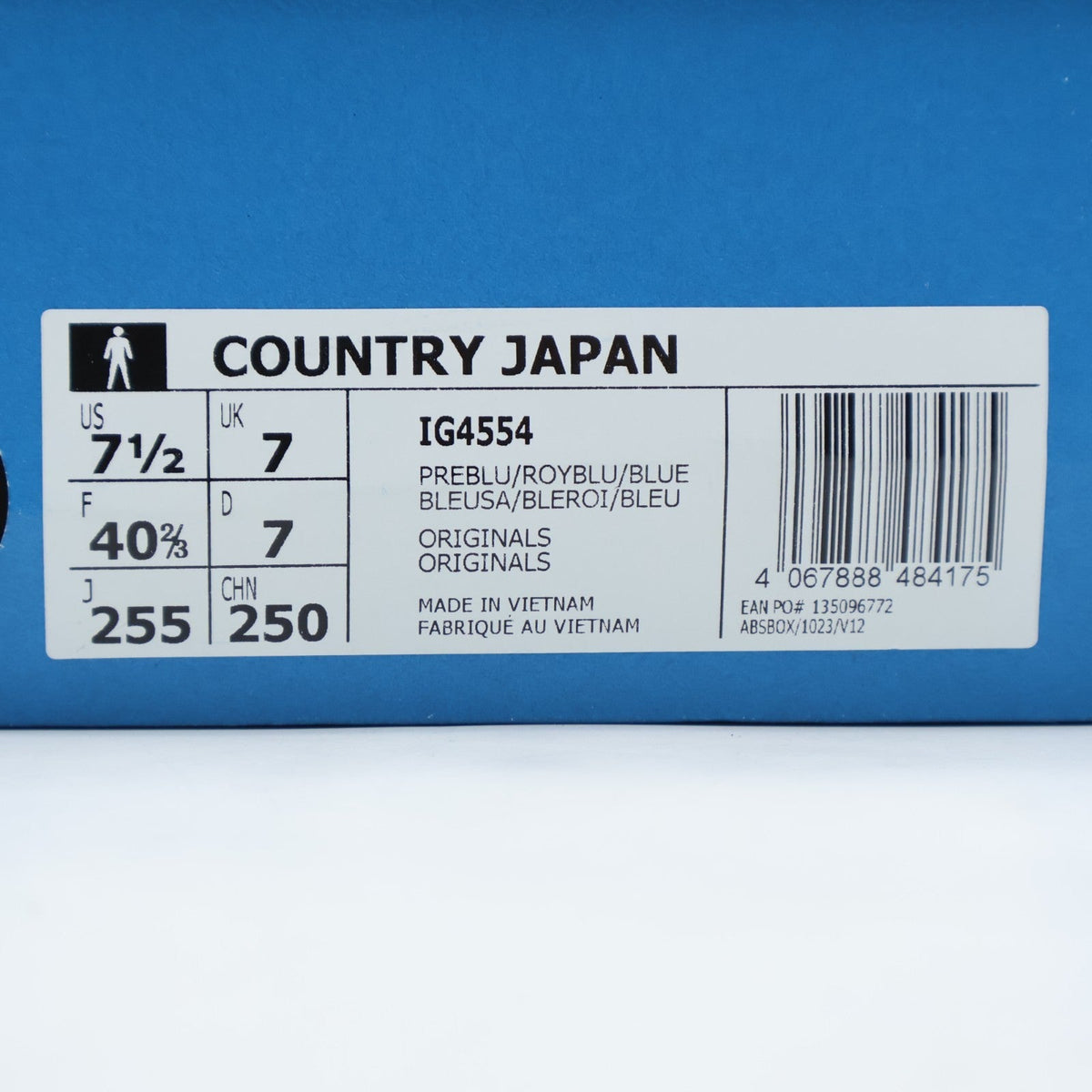 IG4554 adidas Originals Country Japan Preloved Blue Royal Blue (Men's)
