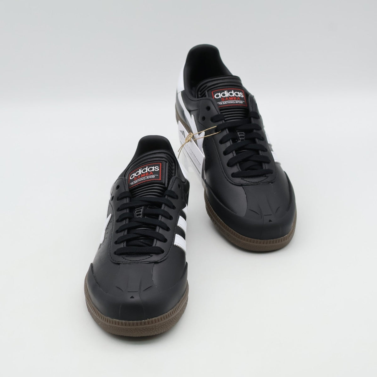 JR9246 A BATHING APE adidas Originals Samba Core Black Cloud White Gum (Men's)