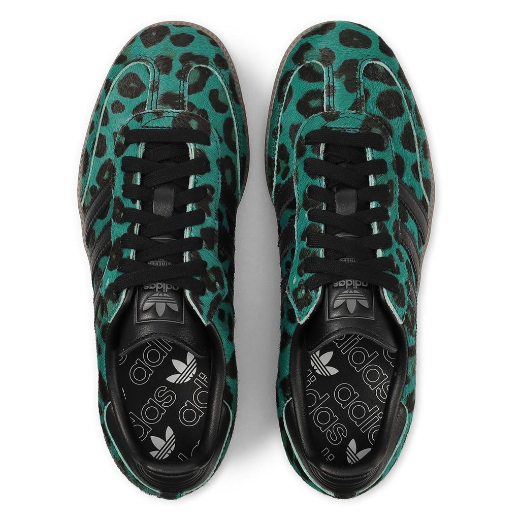 HQ9374 adidas Samba Leopard/Semi Screaming Green (Women's)