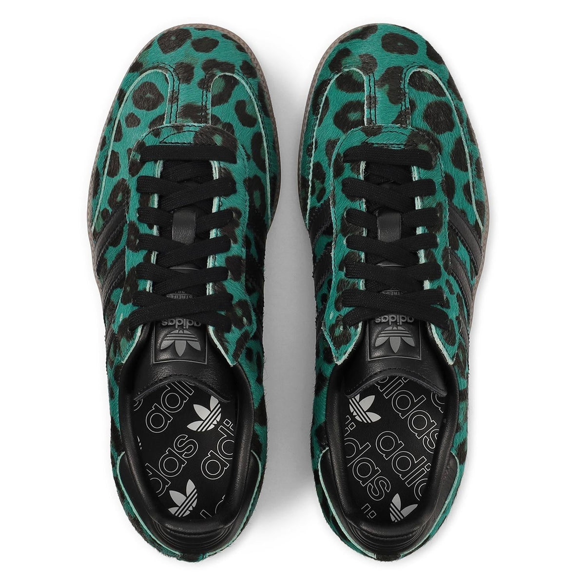 HQ9374 adidas Samba Leopard/Semi Screaming Green (Women's)