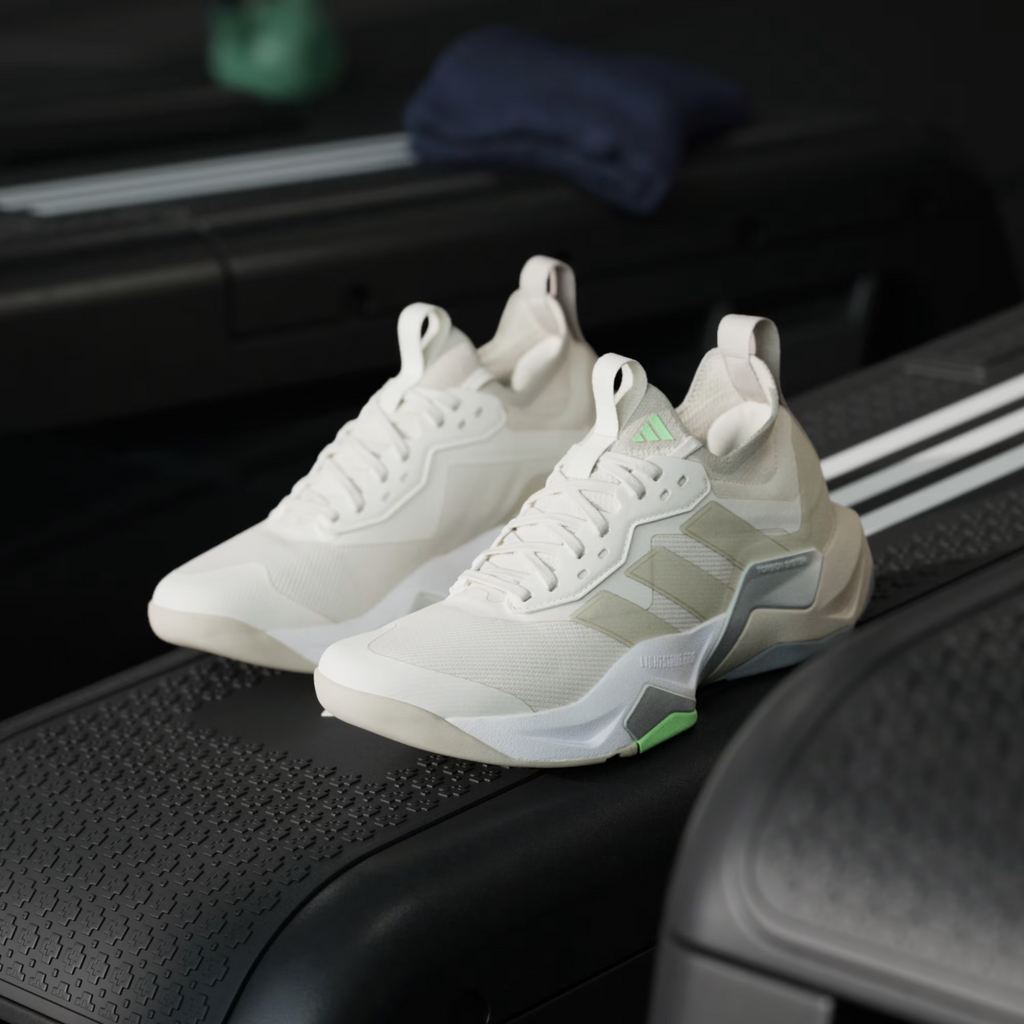 JS3171 adidas Rapidmove ADV 2 Chalk White Beige Lime Burst (Men's)