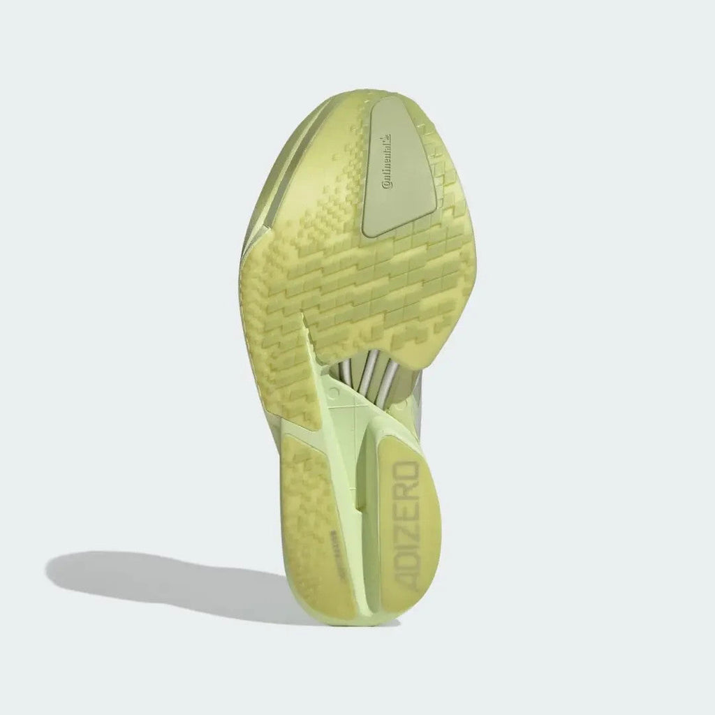 KH8441 Satisfy Ã adidas Adizero Adios Pro 4 "Tent Green/Matte Silver"