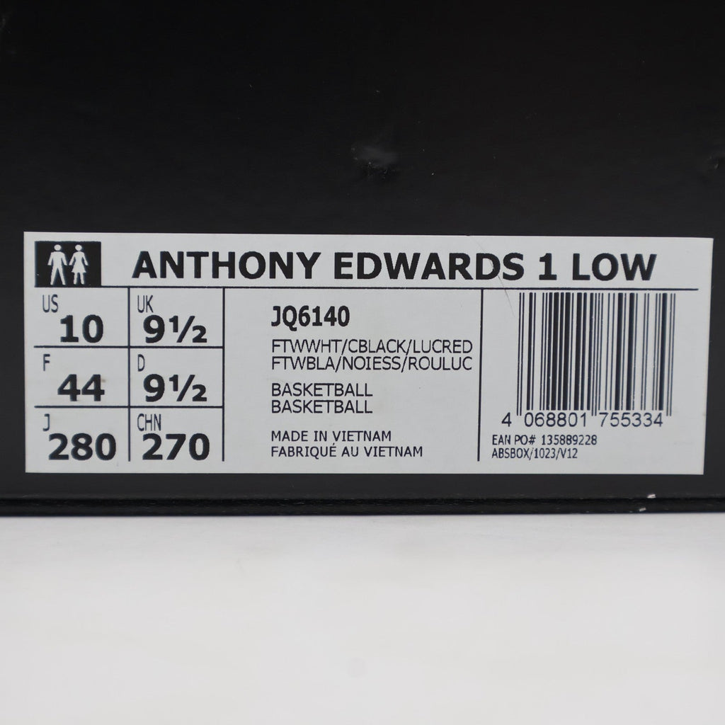 JQ6140 adidas AE1 Low Best of Adi 2.0 Footwear White Core Black Lucid Red (Men's