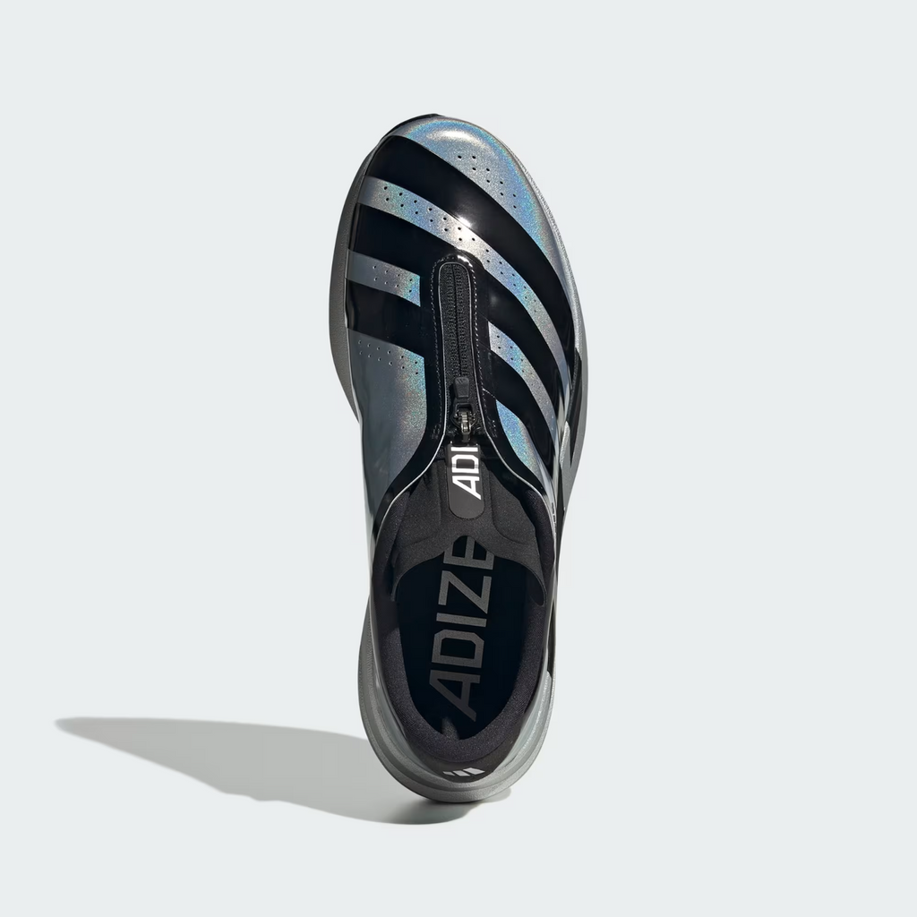 KH7787 adidas Adizero Evo SL Zip Silver Metallic/Core Black/Halo Silver (Men's)