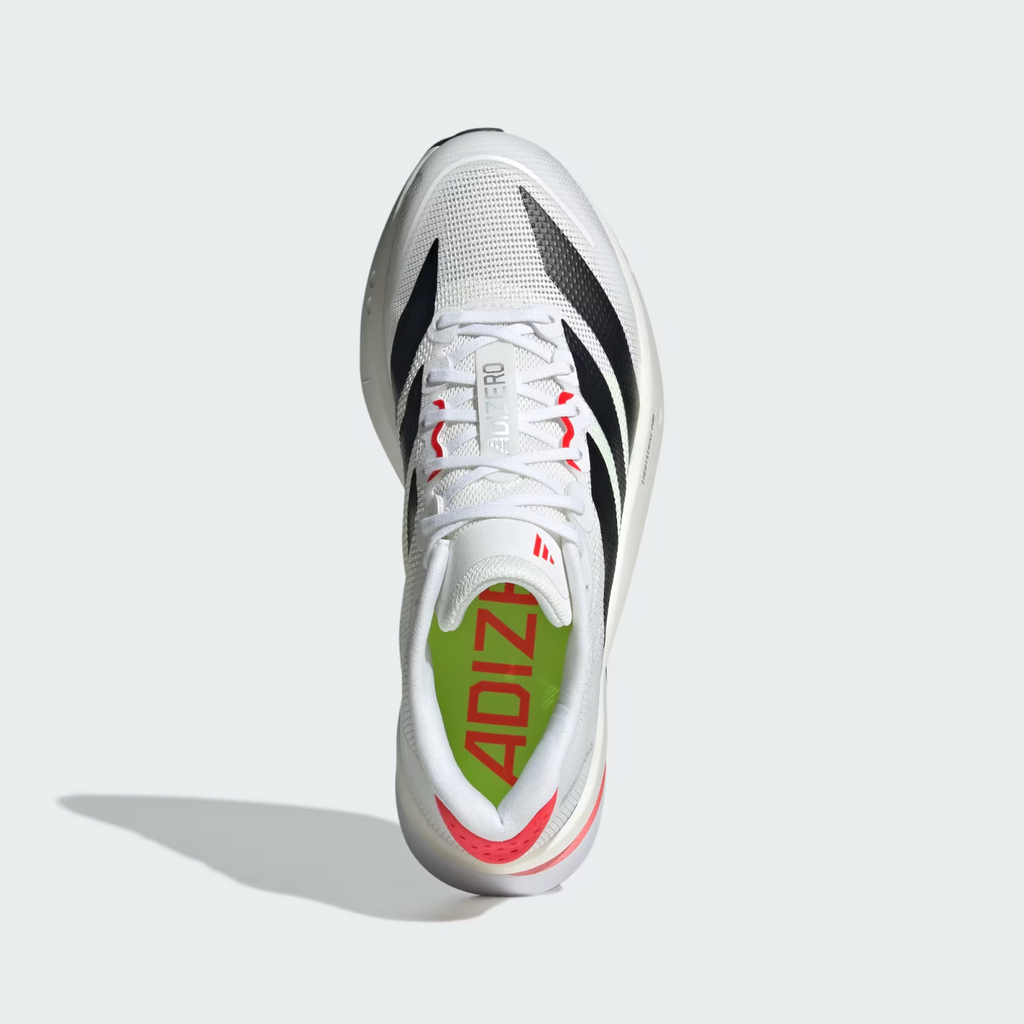 JS4934 adidas  Adizero Boston 13 Cloud White Core Black Lucid Red (Women's)