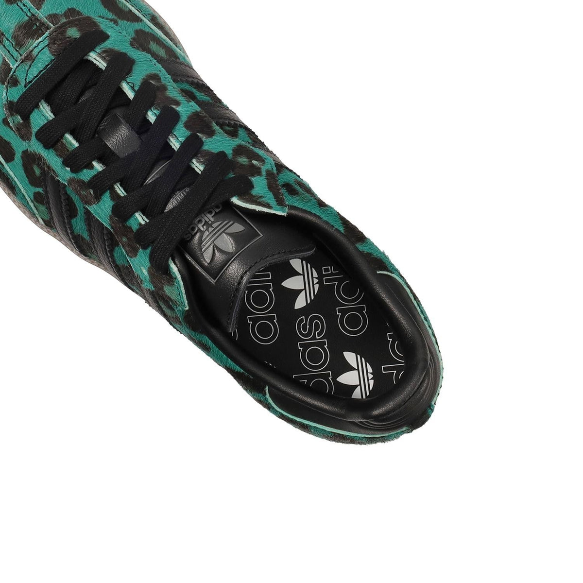 HQ9374 adidas Samba Leopard/Semi Screaming Green (Women's)
