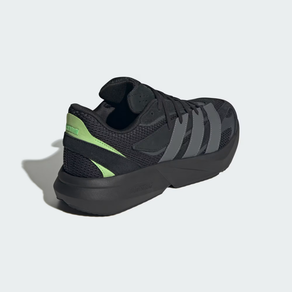 JR3465 adidas Lightblaze Core Black Grey Five Lime Burst (Men's)
