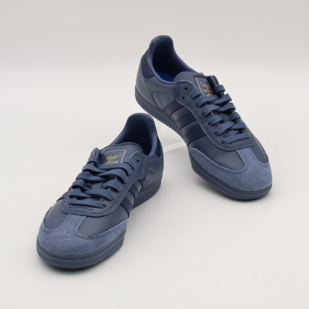 JH8803 adidas Originals Samba ADV Preloved Ink Gold Metallic (Men's)
