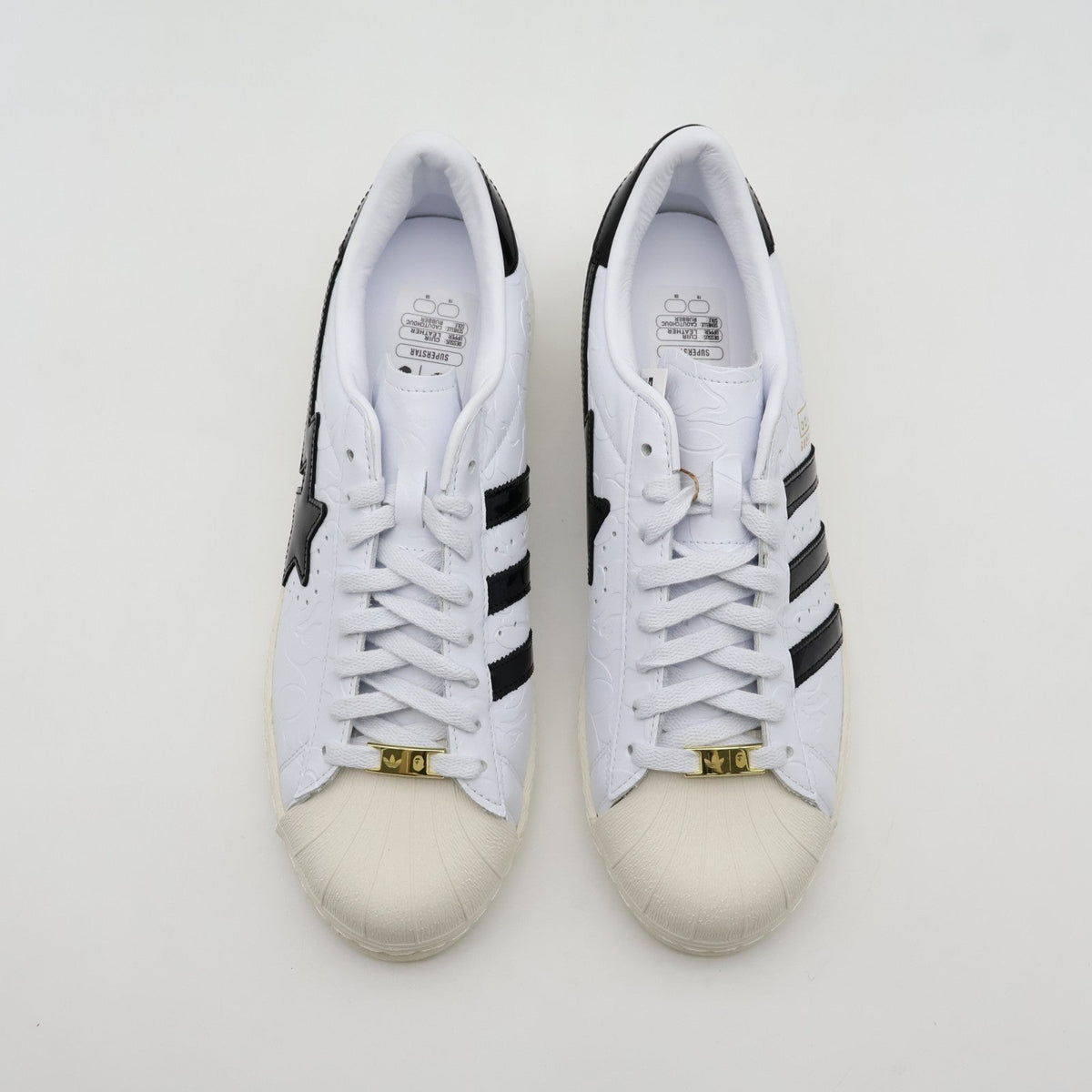 JR2701 A BATHING APE adidas Originals Superstar V Footwear White Core (Men's)