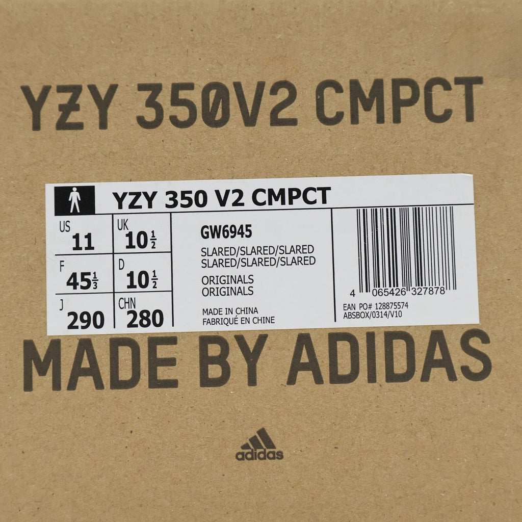 GW6945 Adidas Yeezy 350 V2 CMPCT Slate Red Cherry Crimson Vermilion (Men's)