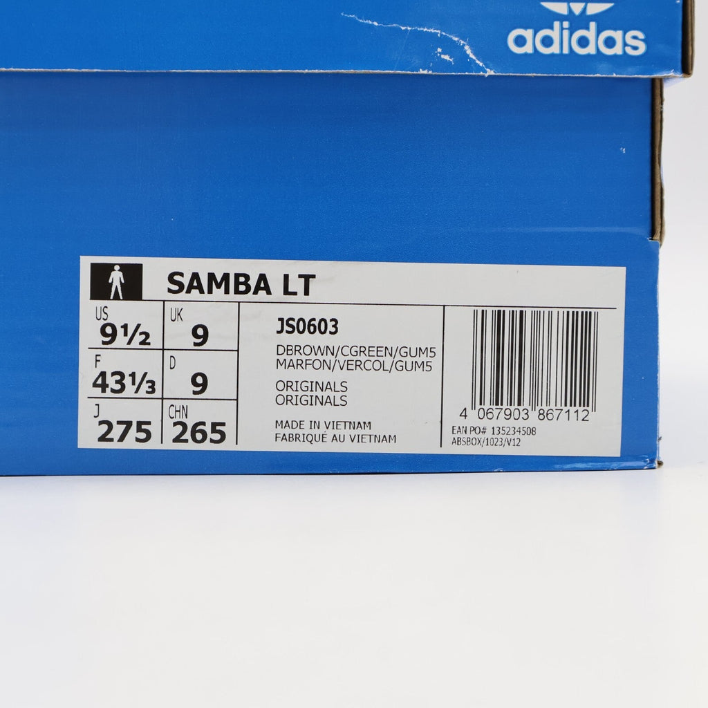 JS0603 BILLY'S Exclusive adidas Originals Samba LT Dark Brown Green Gum (Men's)