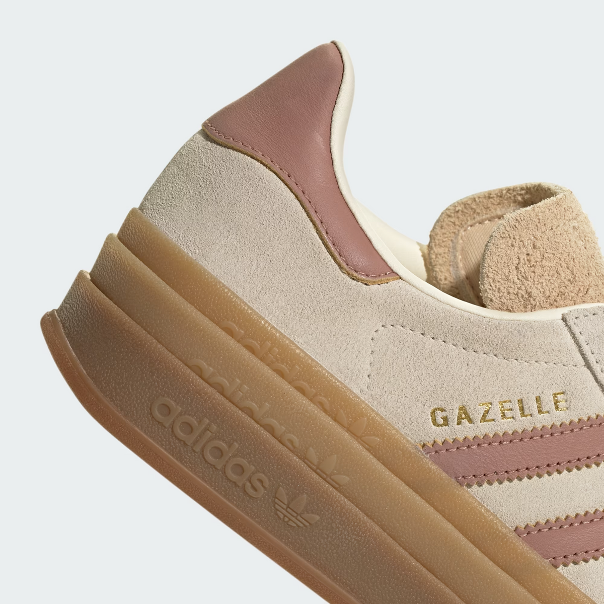 JS3893 adidas Originals  Gazelle Bold Cream White Warm Clay (Women's)