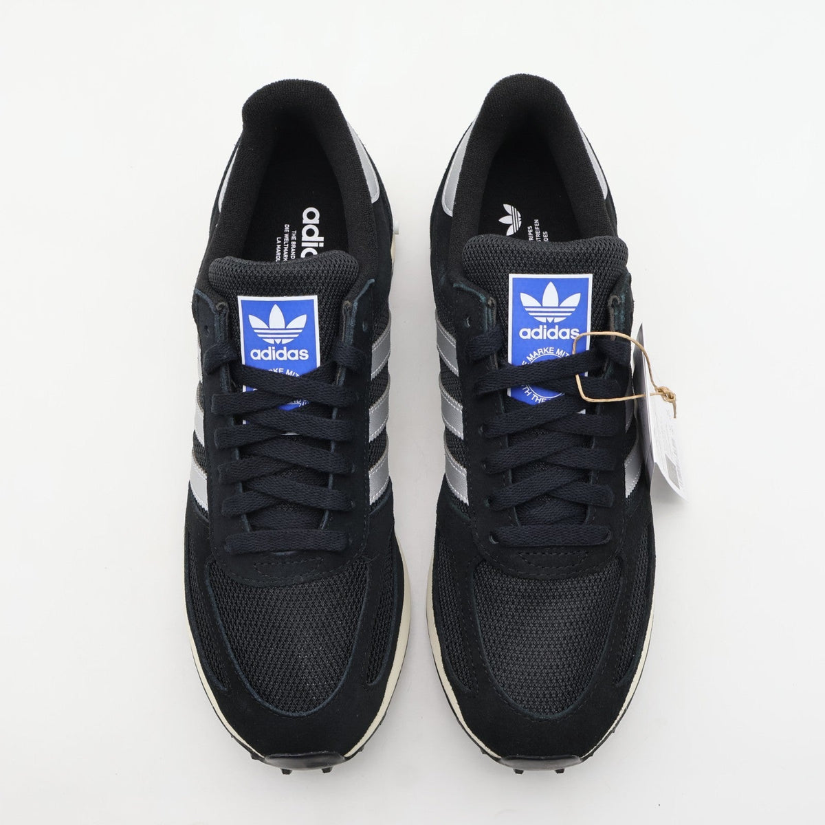 KJ4381 adidas LA Trainer OG Core Black Silver Metallic (Men's)