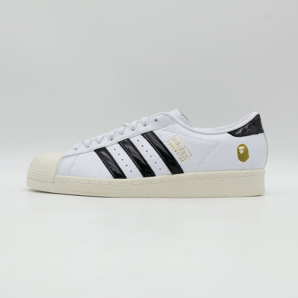 JR2701 A BATHING APE adidas Originals Superstar V Footwear White Core (Men's)