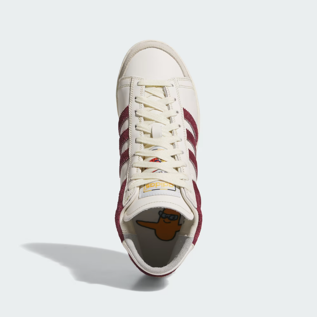 JR4891 Mark Gonzales adidas Originals Jabbar Hi Chalk White Shadow Red (Men's)