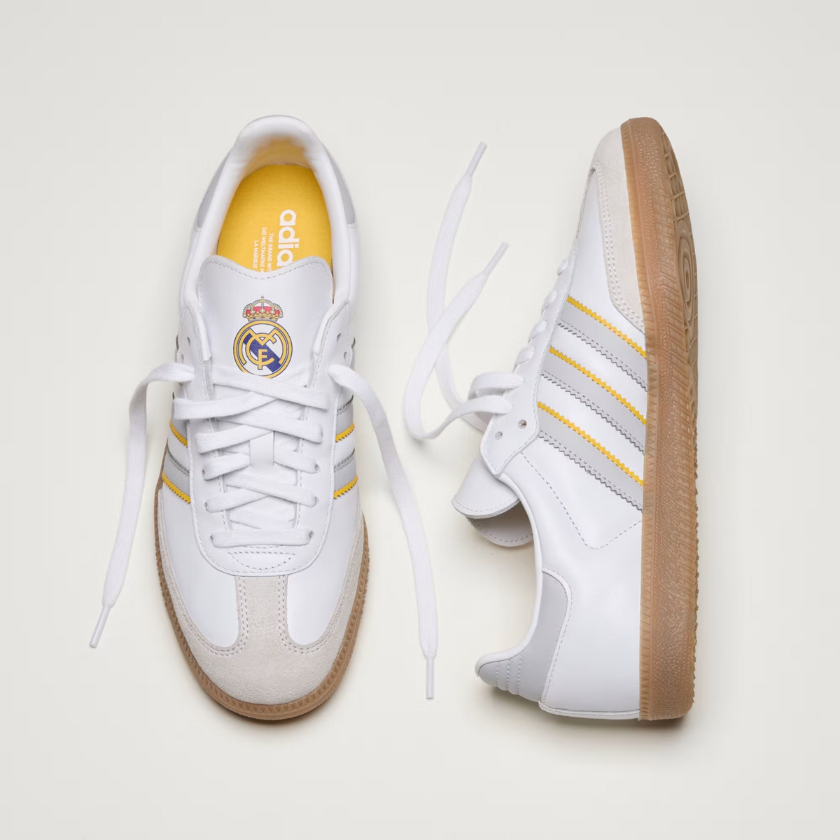 JQ4038 Real Madrid Ã adidas Originals Samba 2025-2026 White Gum (Men's)