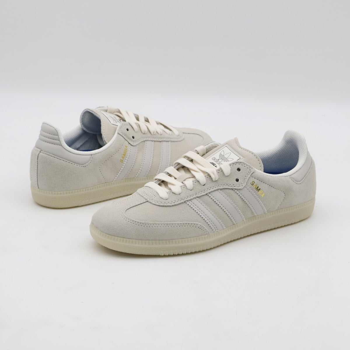 JP5860 adidas Originals Samba Chalk White Grey One Carbon (Men's)