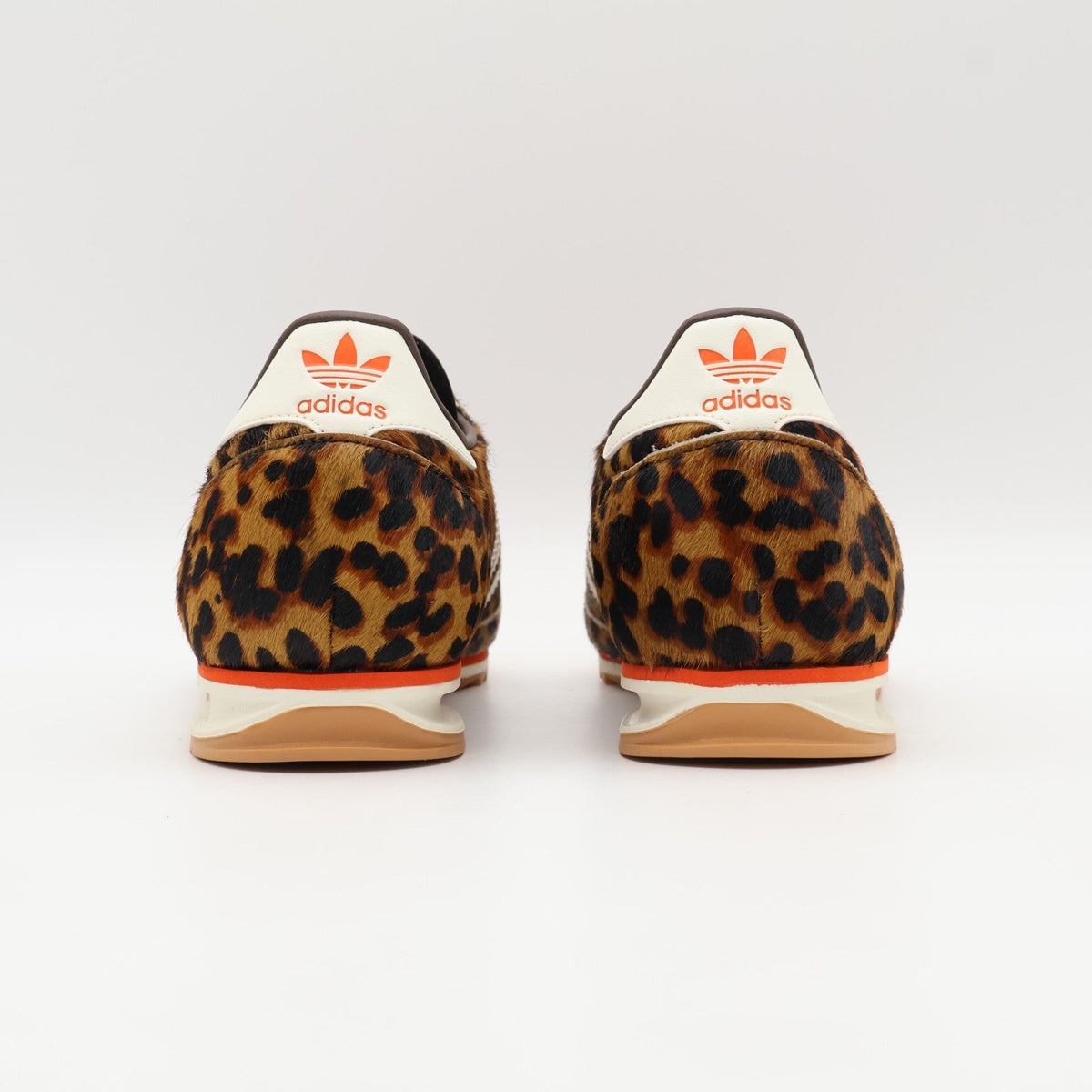 JI0189 adidas Originals SL72 OG Dark Brown Off White Semi Impact Orange(Women's)