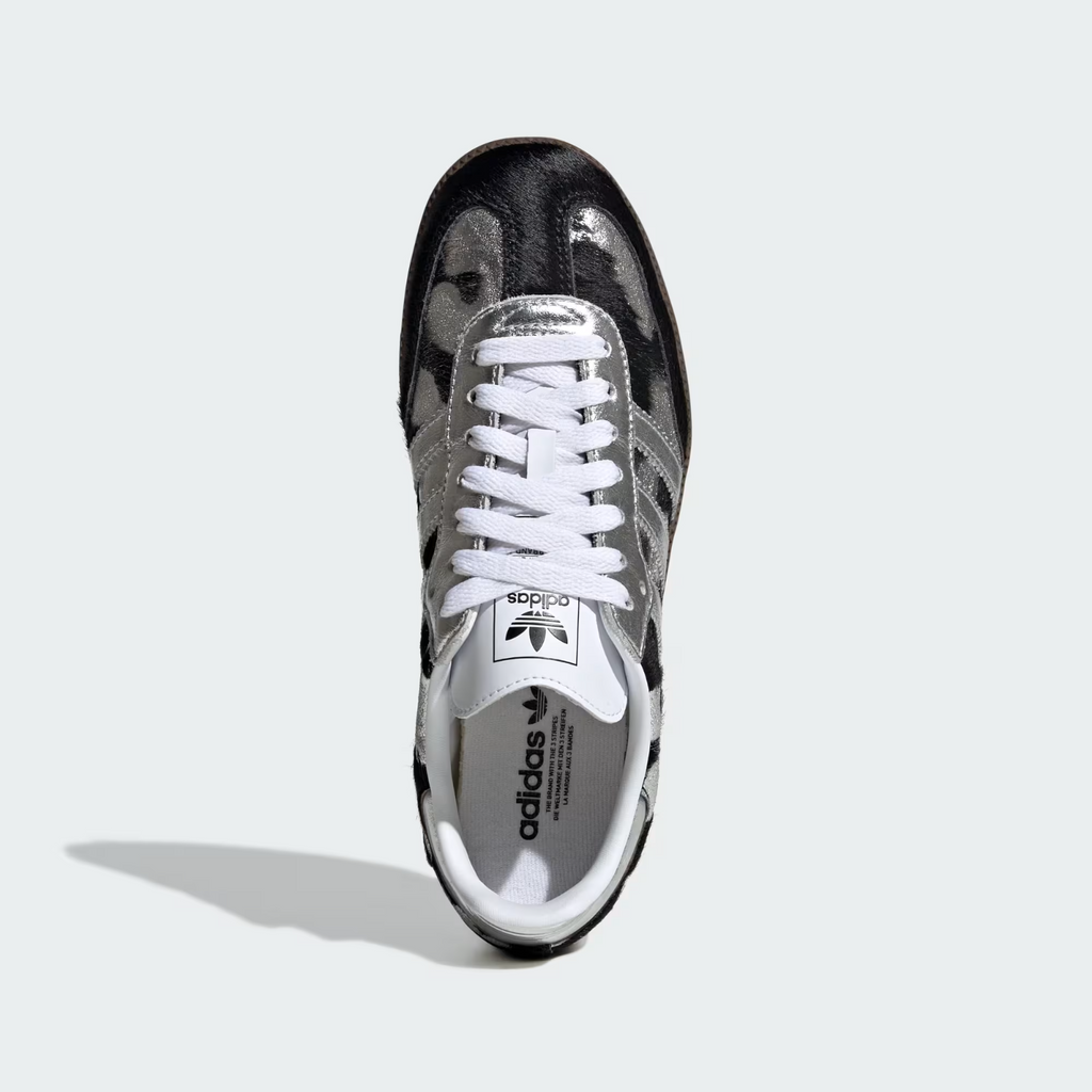 KJ2313 adidas Samba OG Pony Hair "Core Black/Silver Metallic" (Women's)