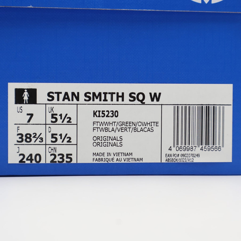 KI5230 Adidas Stan Smith SQ "Cloud White/Green" (Women's)