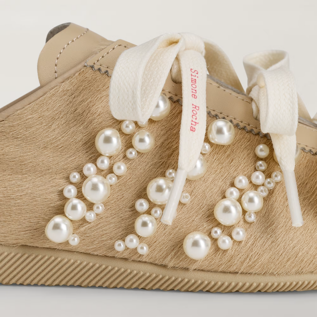 KJ5251 Simone Rocha Ã adidas Japan Slip-On Pony Hair "Beige" (Women's)
