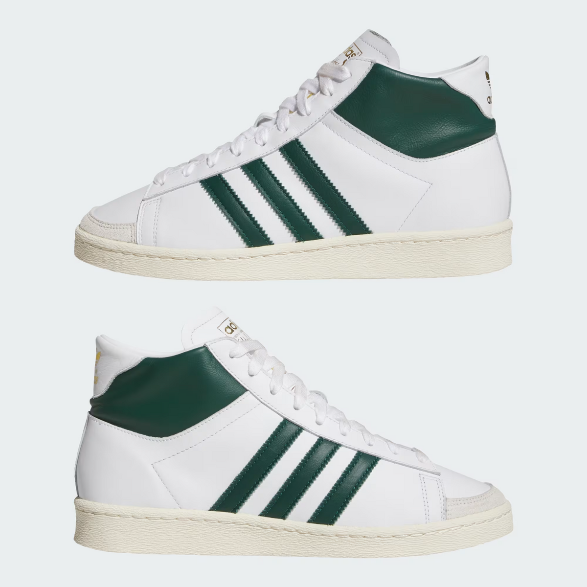 JI3444 adidas Originals Jabbar Hi Cloud White Collegiate Green Off White (Men's)