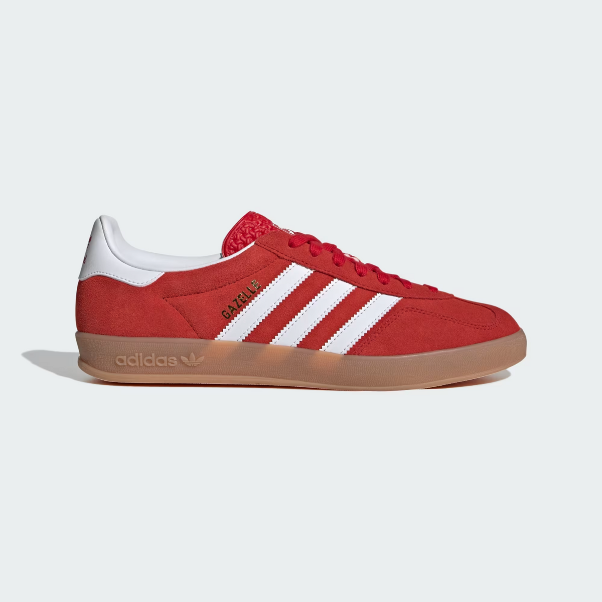 JI2063 adidas Originals Gazelle Indoor Better Scarlet Footwear White Gum (Men's)