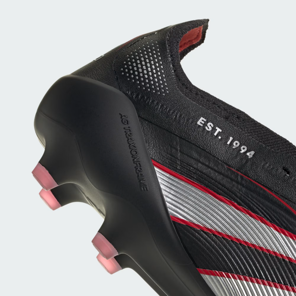 HQ2275 adidas Predator Elite BSR FT Core Black Silver Metallic Vivid Red (Men's)