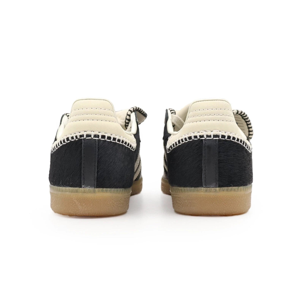 IE0580 Wales Bonner adidas Samba Pony Tonal Low Core Black Cream White (Men's)