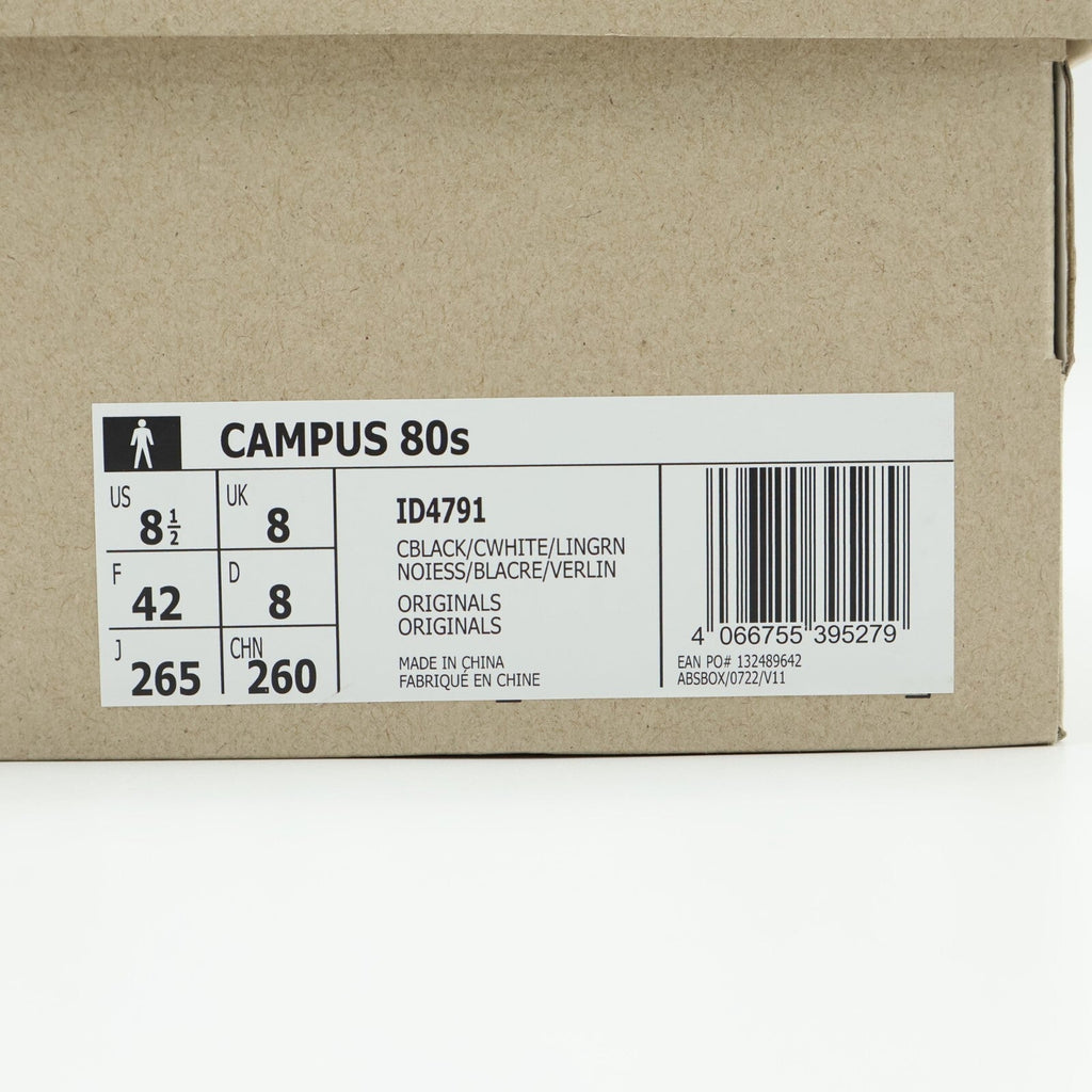 ID4791 Song for the Mute adidas Originals Campus 80s Core Black Cream (Men's)