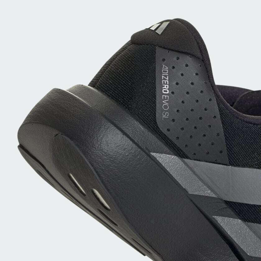 JP7147 adidas Adizero EVO SL Core Black Iron Metallic Core Black (Women's)