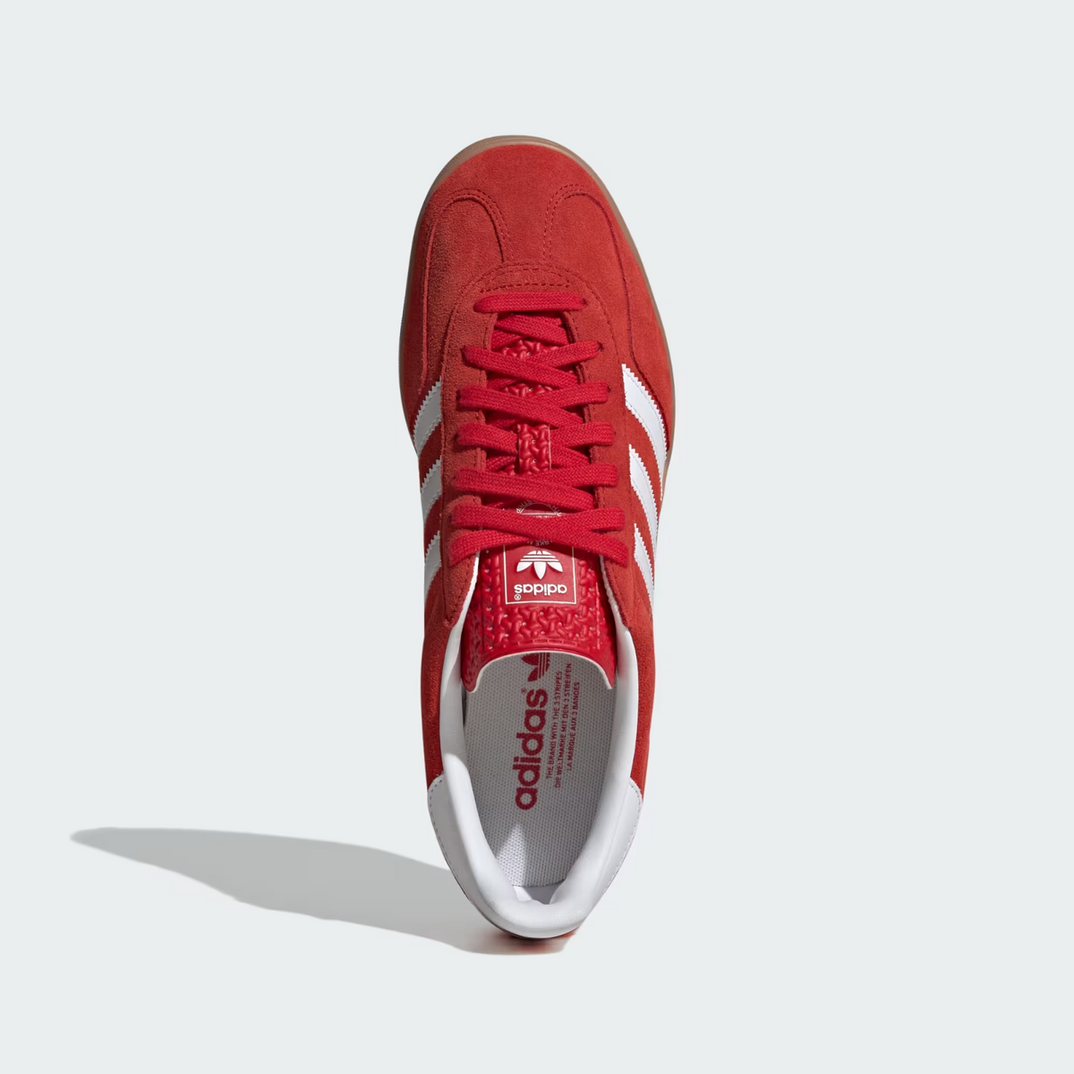 JI2063 adidas Originals Gazelle Indoor Better Scarlet Footwear White Gum (Men's)