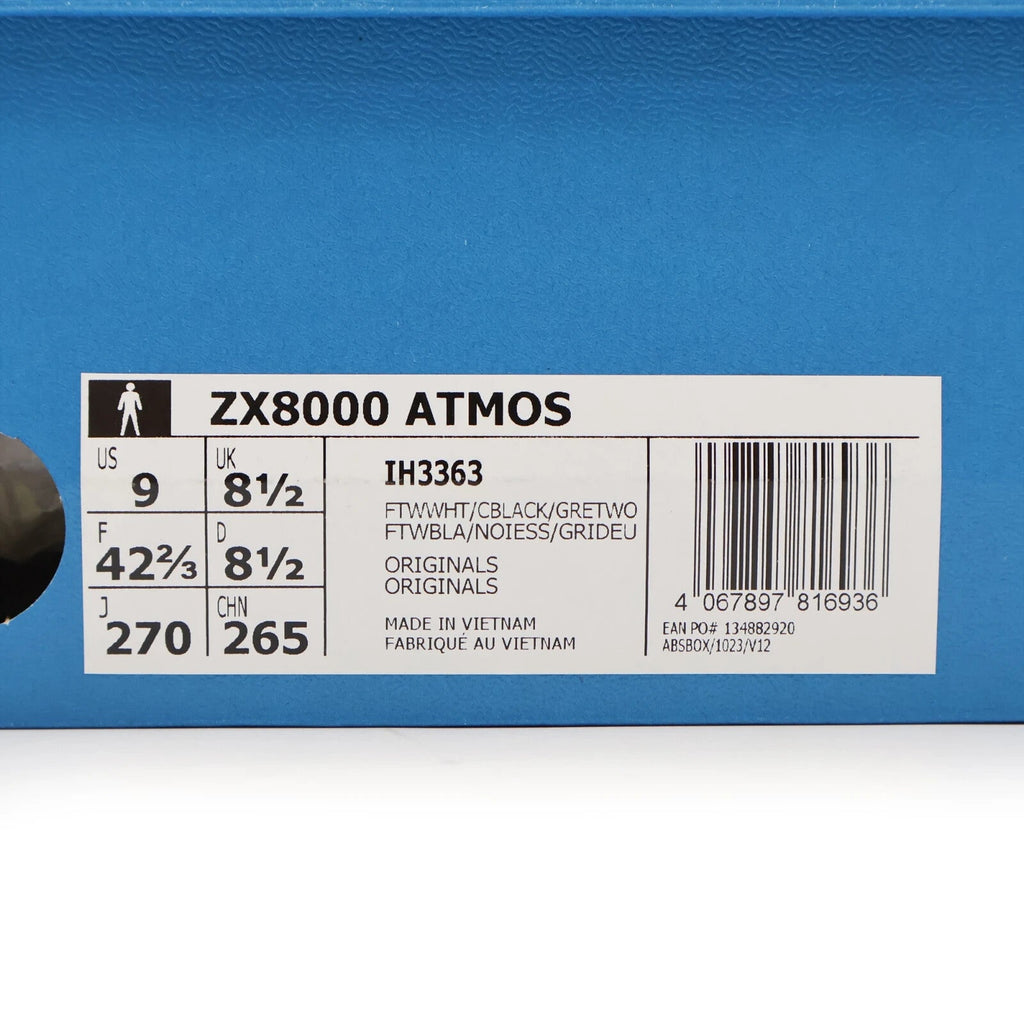 IH3363 atmos adidas Originals ZX8000 G-SNK 9 Blue Grey Yellow White (Men's)