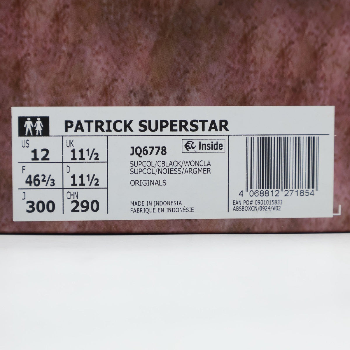JQ6778 SpongeBob SquarePants adidas Originals Superstar Patrick Star (Men's)