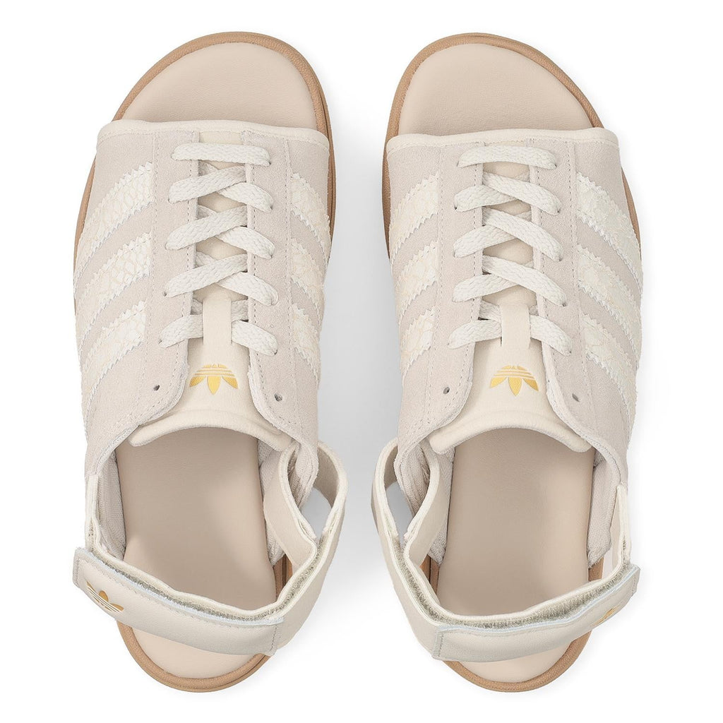 IH6632 adidas Gazelle Bold Sandals Alumina Gold Metallic (Women's)